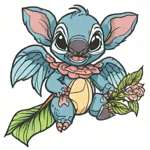 Disney Stitch With Angel Wings