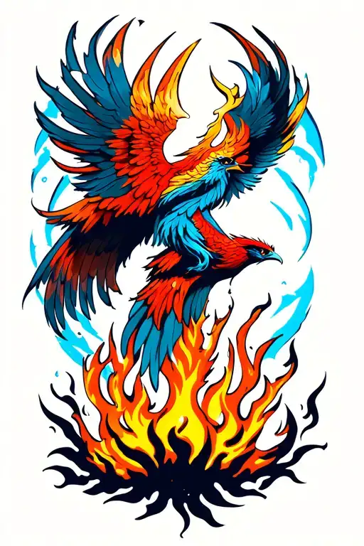 Phoenix Rising From The Ashes