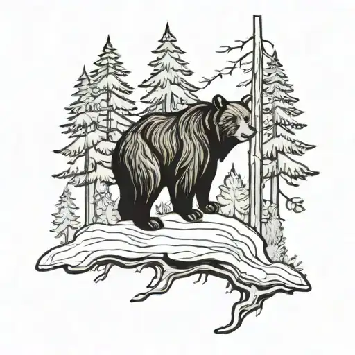 Bear In The Woods