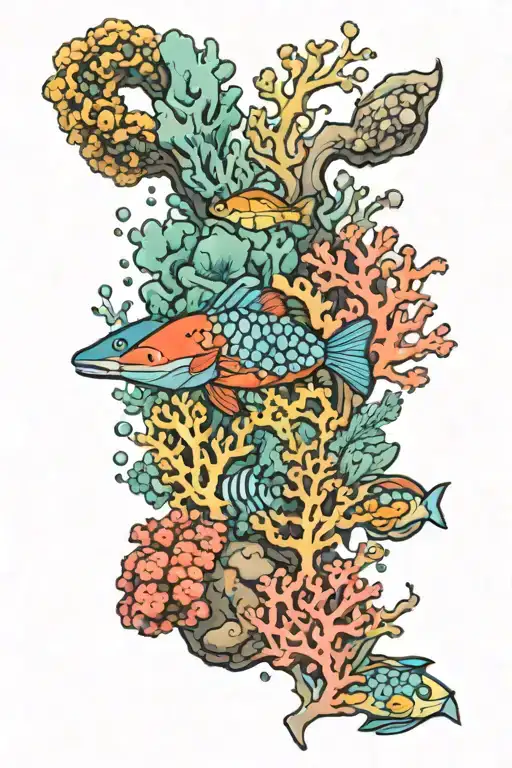 Coral Reef Saltwater Ocean