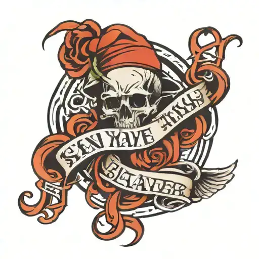 Modern Day Slave Calligraphy Gangster