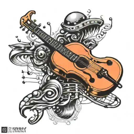 Music And Alien Spaceship