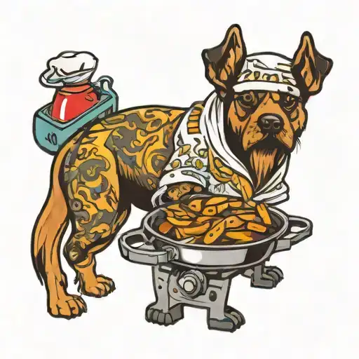 Dog Cooking Themed
