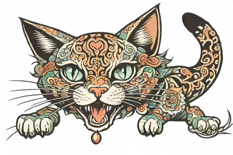 Cat Neo Traditional Style