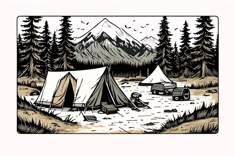 Camping Scene