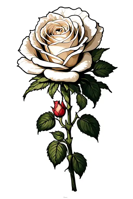 White Roses In Red Dirt