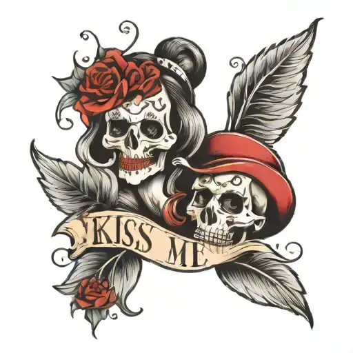 Script Font Kiss Me Until My Lips Fall Off