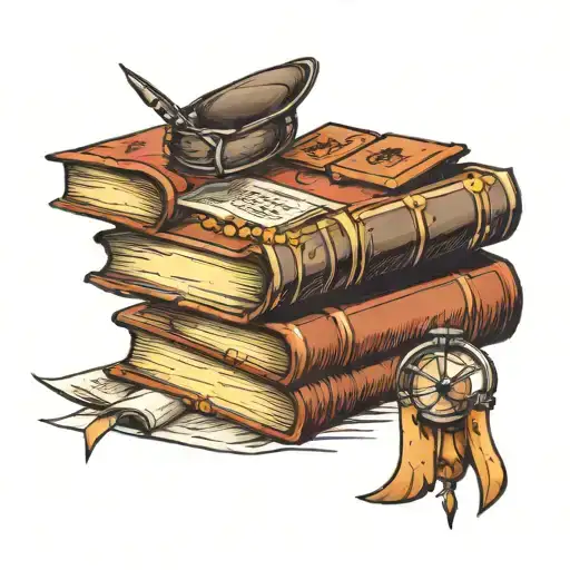 Books And Travel Tattoo Design Inspired Tattoo Design
