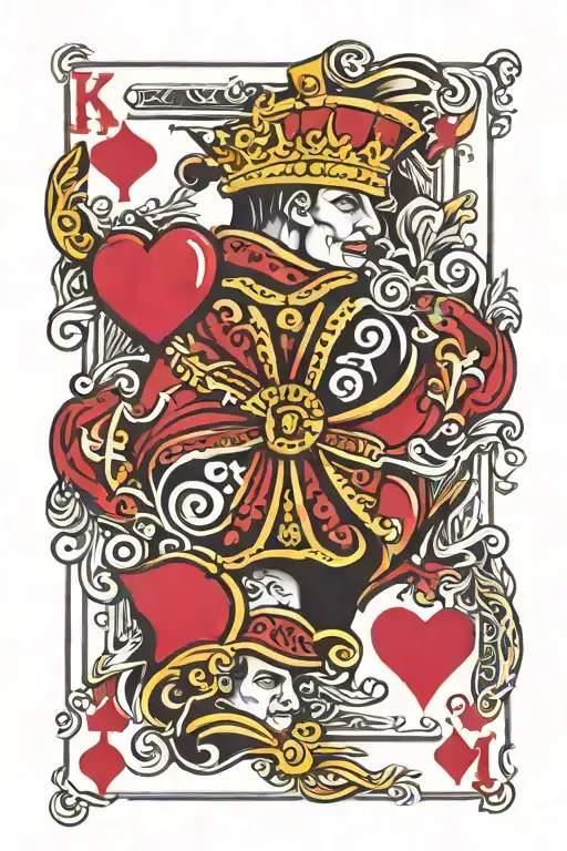 King Of Hearts Playing Card