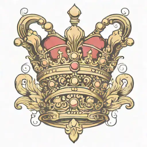 Queen Crown With An S