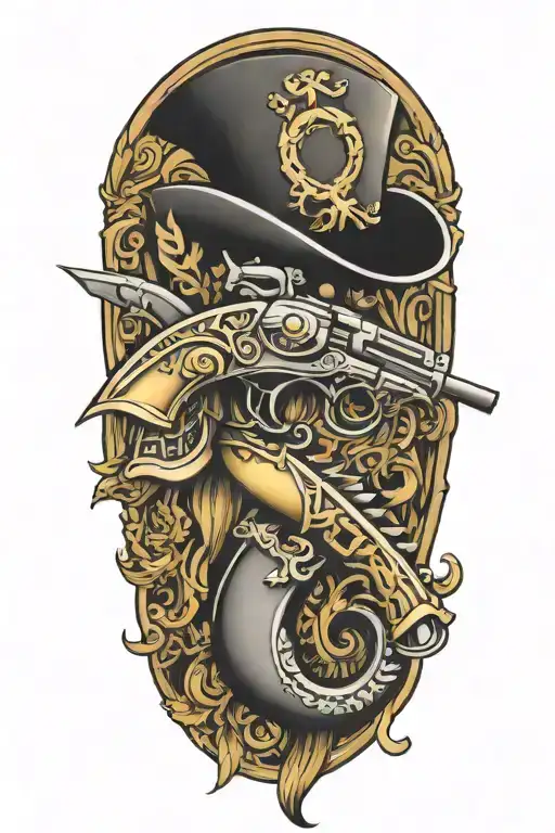 Don't Tread On Me Flintlock Pistols