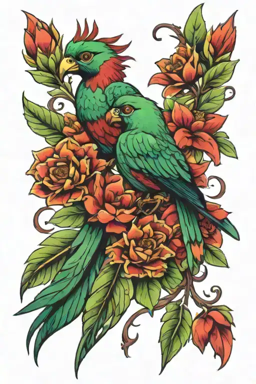 Toh And Quetzal Bird