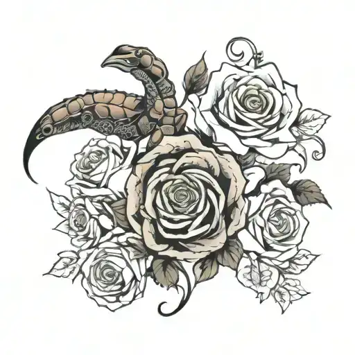 Roses Family And Pisces And Scorpion