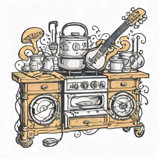 Kitchen With Music Flowing From It