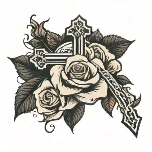 Rose With A Cross