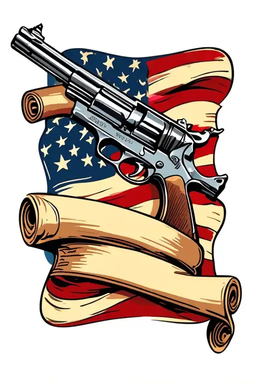 Second Amendment Scroll Across The Top