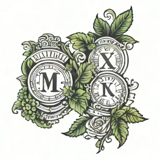 Three Roman Numerals With Irish Theme