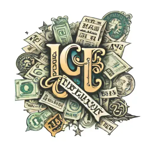 Tiffany Plaza Letters Surrounded By A Lot Of Money