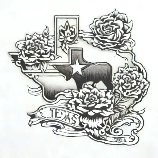 Texas State Outline