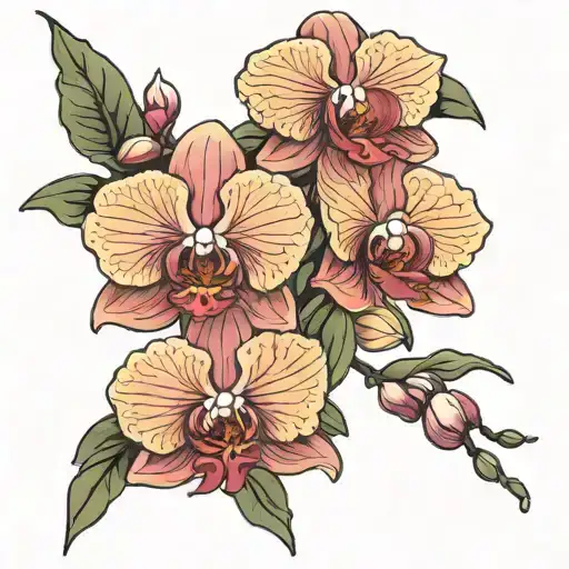 Orchid Japanese Traditional