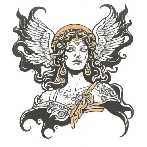 Greek Godess Expressing Freedom