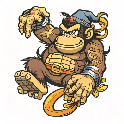 Grafic Color Donkey Kong