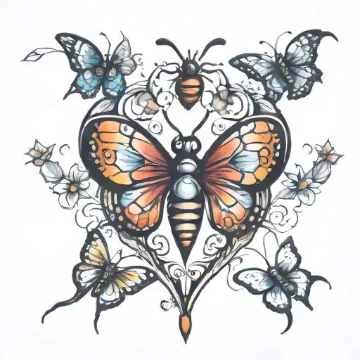 Butterfly Spider Heart