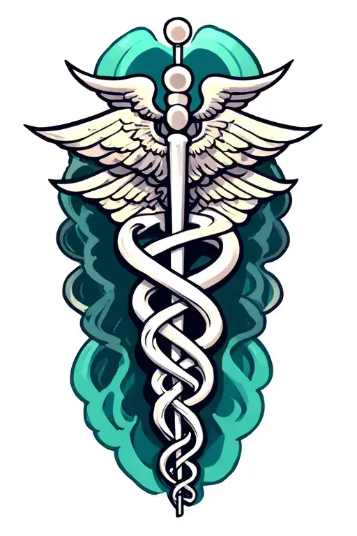 Medical Caduceus Symbol