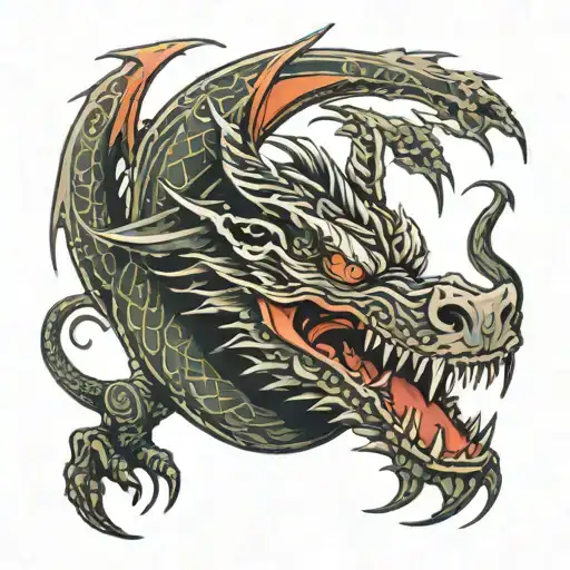 Dragon That Looks Like Keanu Reeves