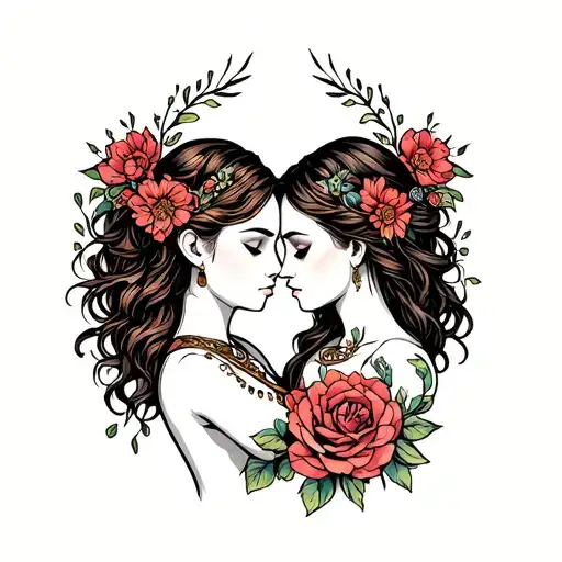 Mother Daughter Care Support For Strength Of Spirit Slavs Love