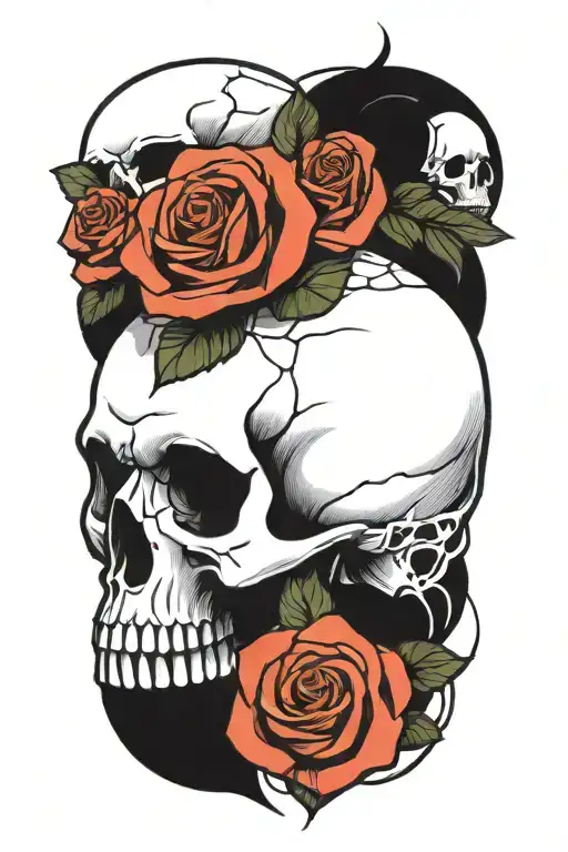 Rose And Skull