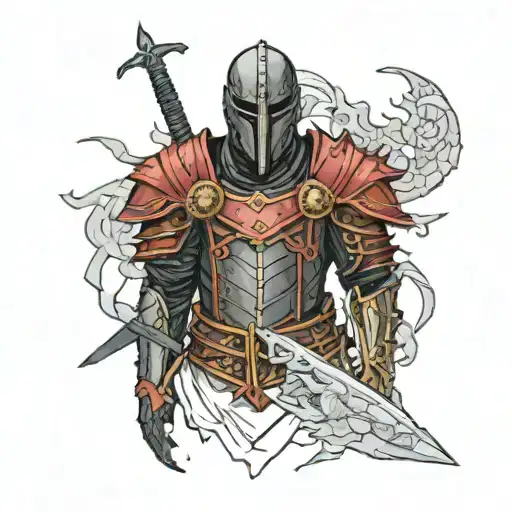 Berserk Armor With Kanye's Graduation Aesthetic