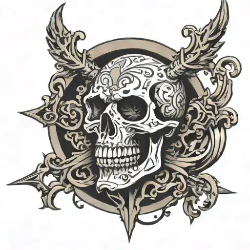 A Skull That Says Cs