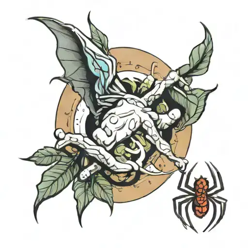 Creation Of Adam And A Spider