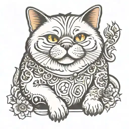 Fat Cat With Joint