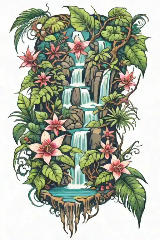 Waterfall Rainforest