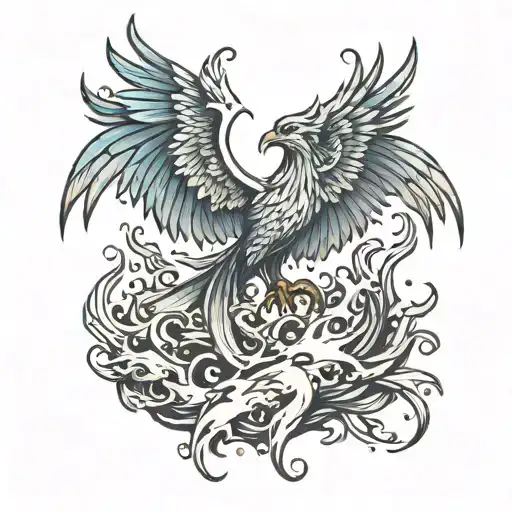 Phoenix Rising From Ashes