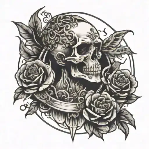 Hustle In Silence Depicted In A Black