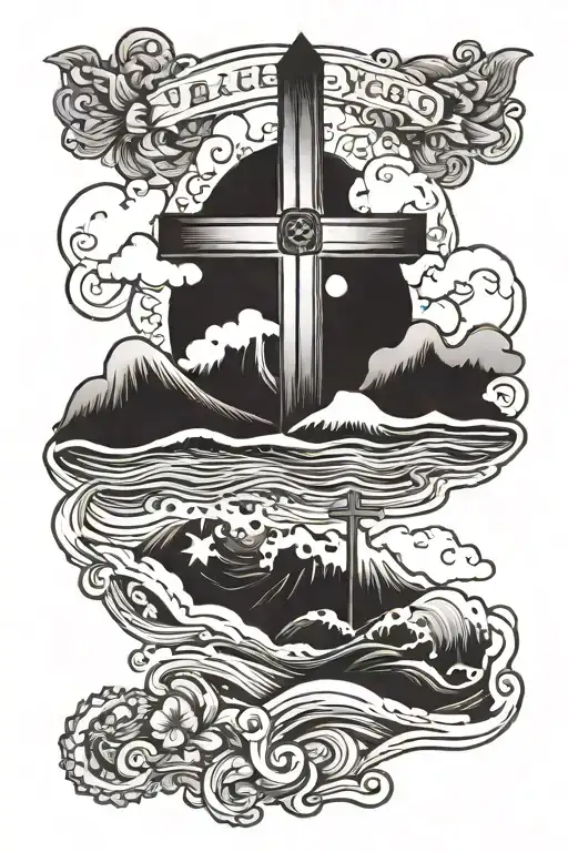 Beach With Bible Verse