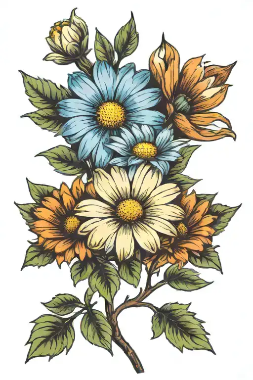 Blue Daisy Dale Pyle 09 04 2016