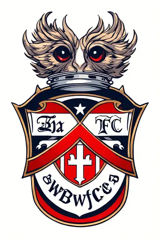 Bwfc Badge Incorporated Into The Design