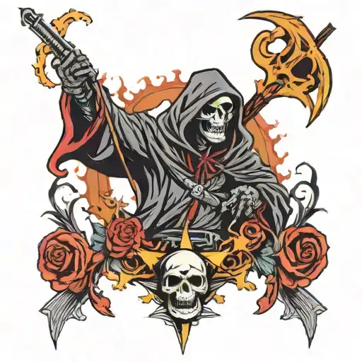 Top Hand And Anarchy Grim Reaper Horror Vi Be