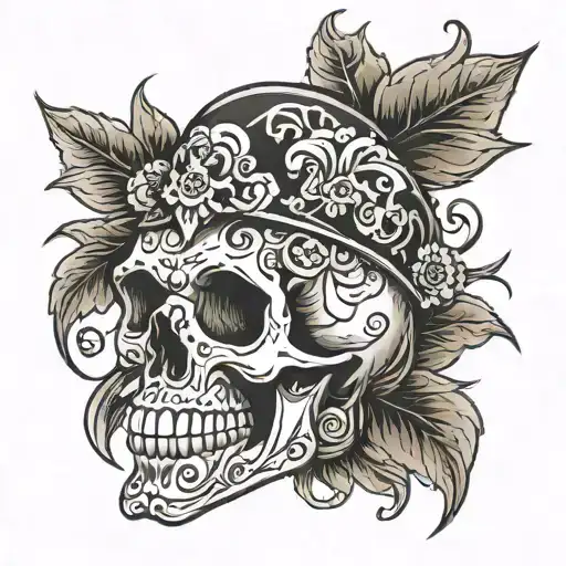 Skull Wearing