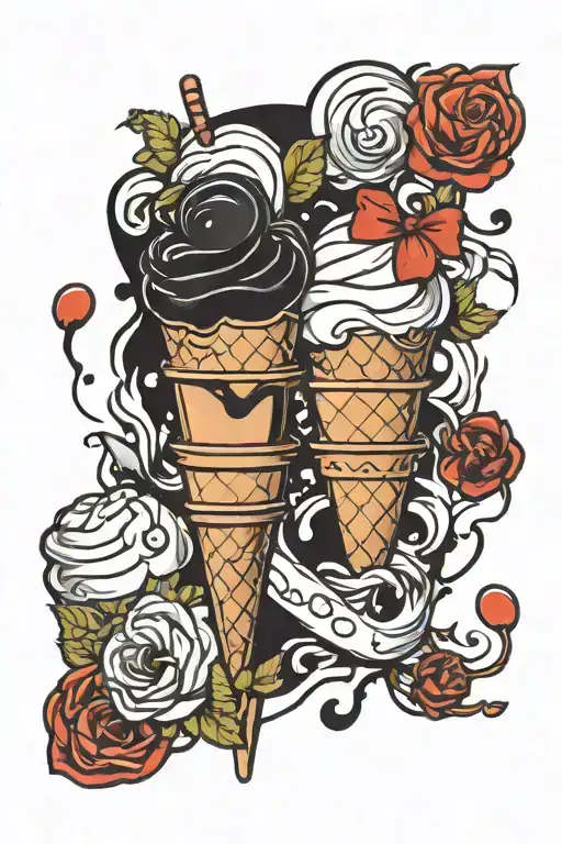 Ice Cream Black