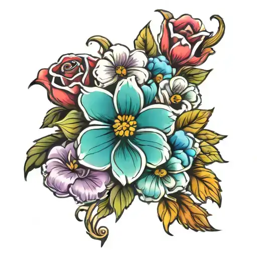 Flower Color Cemetery