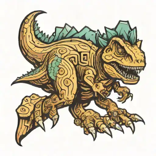 Dinosaur Using Computer Chip Morphing