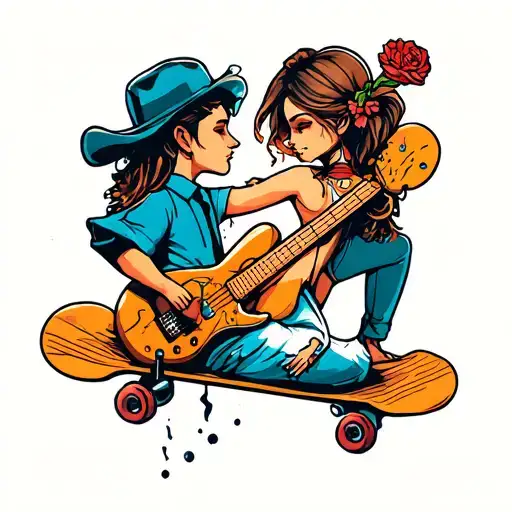 Broken Longboard Couples