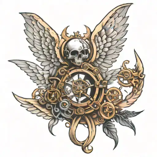 Steam Punk Angel Demon Wings