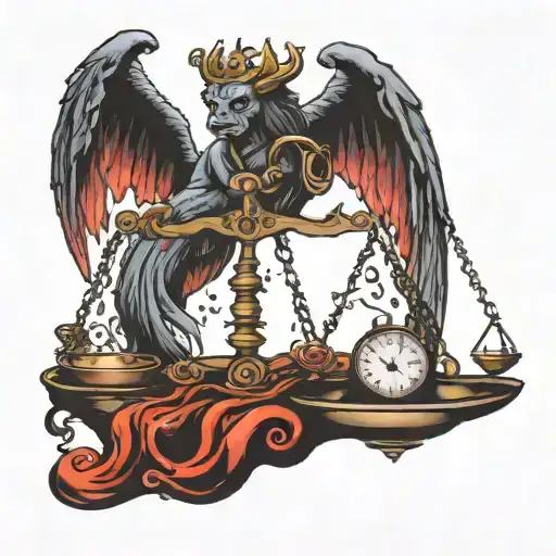 Good & Evil Balance Scale