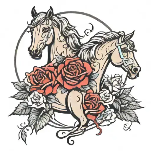 Mountain Horse Roses